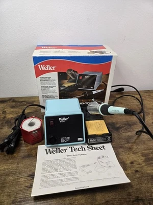 Estación de soldadura Weller TC201 lápiz y unidad de potencia PU1201T probada FUNCIONANDO Foto 1 de 4