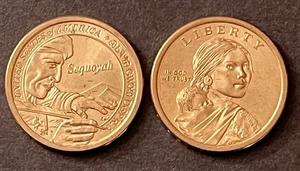 USA 2017P - Native American , Sequoyah, $1 Coin - Bild 1 von 1