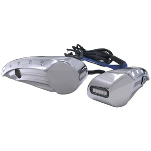 COVINGTONS C1300-C Turn Signal FLTR - Dimpled - Chrome - Picture 1 of 1