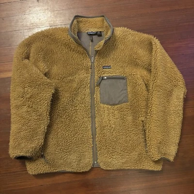 Jaqueta PATAGONIA Retro X Lion Tequila Gold Deep Pile Vintage FA01 2XL XXL lã - Imagem 1 de 4