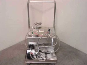 Unbranded Custom Chemical Transport Cart - Metal on Casters - Picture 1 of 10