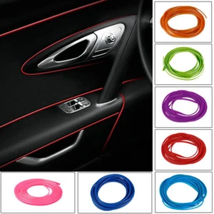 Tira de moldura de borde de puerta de decoración de automóvil de 16 pies hágalo usted mismo accesorios interiores de automóviles - Imagen 1 de 20