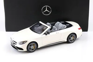 1:18 GT Spirit Mercedes S63 AMG Convertible Designo Diamond White Dealer Version - Picture 1 of 4