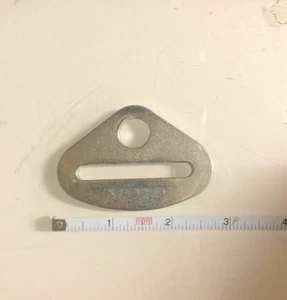 RJS Seat belt harness Mounting Hardware Floor Anchor Steel slotted 1/2" hole rjs - Picture 1 of 2