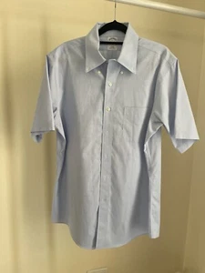 Brooks Brothers Summer Shirt Blue - Large (15-1/2) - Picture 1 of 3