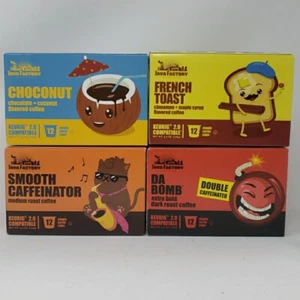 Java Factory Roastery Coffee K-Cups Bold Smooth Dark Bomb Choconut Toast 48 Ct - Bild 1 von 11