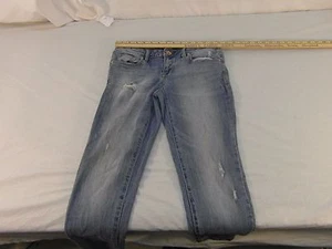 Youth Children Girl's Aeropostale Lola Jegging Blue Denim Cotton Jeans 30959 - Picture 1 of 12