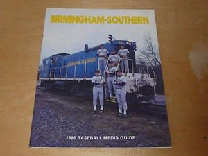 1988 BIRMINGHAM SOUTHERN COLLEGE BASEBALL MEDIA GUIDE EX-MINT  - Picture 1 of 1