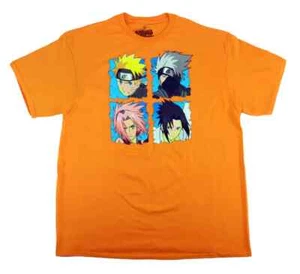 Naruto Shippuden Naruto Kakashi Sakura and Sasuke T-Shirt Size L - Picture 1 of 2