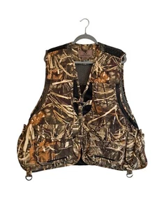Game Winner Mens Hunting Vest Size 2XL Camo Camouflage Game Pouches Pockets - Picture 1 of 8