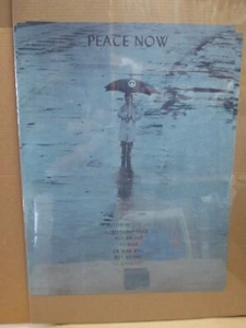 PEACE NOW LOVE JOHN F. KENNEDY QUOTE VINTAGE POSTER 1968 CNG3307 - Picture 1 of 5