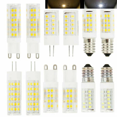 E14 G4 G9 LED Corn Light Bulbs 6W 9W 12W 230V SMD Ceramics Lamp Replace Halogen - Image 1 of 4