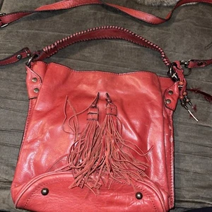 Patricia Nash Bucket Crossbody Bag in Vintage Red - Picture 1 of 6