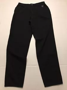 Harley Davidson Womens XL Mom Jeans Black High Rise Straight Tapered 30W x 31L - Foto 1 di 8