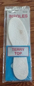 NEW IN PACKAGE Quality Insoles Terry Top One Size. SSH - Picture 1 of 2