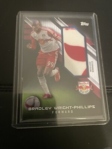 2016 Topps MLS Soccer Bradley Wright Phillips 2 Color Patch Jumbo Relics /55
