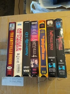 The Amityville Horror (7) VHS Lot 80s 90s horror possession murder true story - Picture 1 of 8