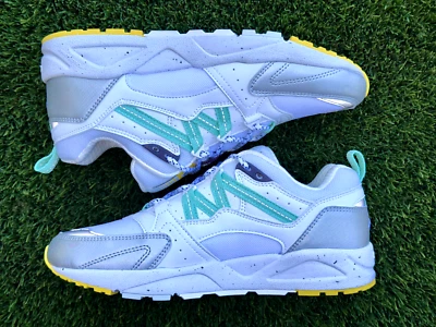 Size 4.5-7 - Karhu Fusion 2.0 Retro Running Sneaker Silver White New $160 - Image 1 of 4