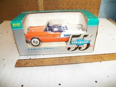 SPEC CAST LIBERTY 1955 Chevrolet Sunsweet 1/25 Die Cast Metal Car, NIB - Image 1 of 4