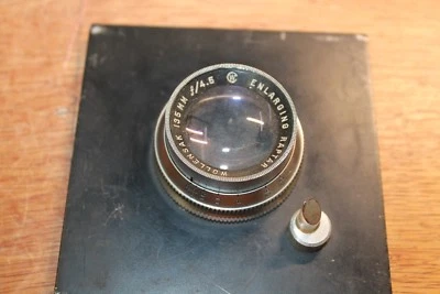 Lente de ampliación Wollensak 135 mm F/4,5 Raptar con placa de montaje Foto 1 de 4