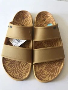 SANDALIAS HOMBRE REEF GOLD TROPICS OASIS DOBLE TOBOGÁN APTAS PARA EL AGUA TALLA 11 NUEVAS CON ETIQUETAS - Imagen 1 de 8
