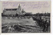 AK  PL - Pommern  Ostseebad Kolberg  Kołobrzeg   ,  Strand    1937