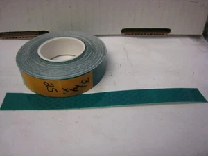   3/4" x 25 FUSS JÄGER GRÜN REFLEKTIERENDES AUFFÄLLIGES BAND  - Bild 1 von 3