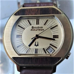 Bulova Accutron 1973 Stimmgabeluhr 41mm Große Revision Kal. 2181 Uhrwerk Datum - Bild 1 von 17