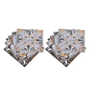 2Pack Floor Tile Stickers Self Adhesive Ceramic Tile Decor Waterproof Vintage - Picture 1 of 12