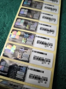Windows 10 Pro - Key - 32/64 Bit - 1 Produktschlüssel Sticker Aufkleber NEU - Bild 1 von 1