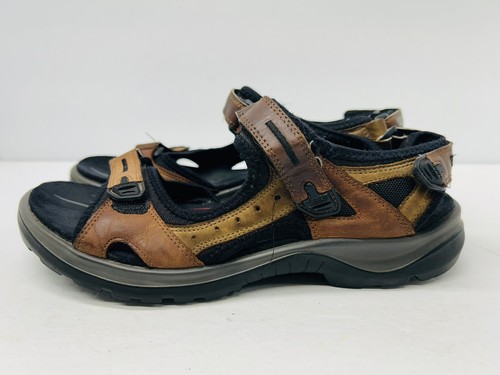 Sandali sportivi da trekking Ecco Offroad Yucatán da uomo taglia 41 in pelle marrone