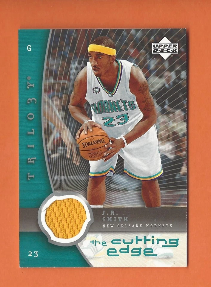 2005-06 TRILOGY THE CUTTING EDGE J.R. SMITH GAME-USED JERSEY #CE-JS HORNETS - Image 1 of 1