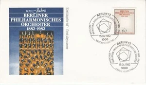 Germany (B) - 100 Years Berlin Philharmonic Orchestra (PO FDC) 1982 - Picture 1 of 1
