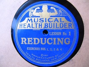 1922 MUSICAL HEALTH BUILDER WEIGHT Reducing Excercise LOSS COMPLETE SET 5 x78 - Picture 1 of 6
