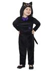 Smiffys Toddler Cat Costume, Black (Size T1)