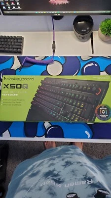 Das Keyboard X50Q Programmable RGB Mechanical Keyboard for Work & Gaming, Soft T - Image 1 of 2