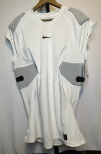 Nike Pro Compression Hyperstrong 4-Pad Shirt AQ2733 100 Men’s 4XL New NWT - Picture 1 of 9