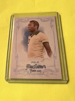 PELE 2013 TOPPS ALLEN & GINTER #130 SOCCER LEGEND CARD BRAZIL - Image 1 of 2