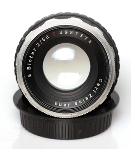 Lente Carl Zeiss Jena BIOTAR Red T f2 58 mm montura EF COMO NUEVA 1038 - Imagen 1 de 7