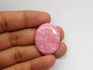100% Natural Pink Thulite Cabochon Loose Gemstone For Jewelry 43 Cts. ME-2837 - Picture 1 of 4