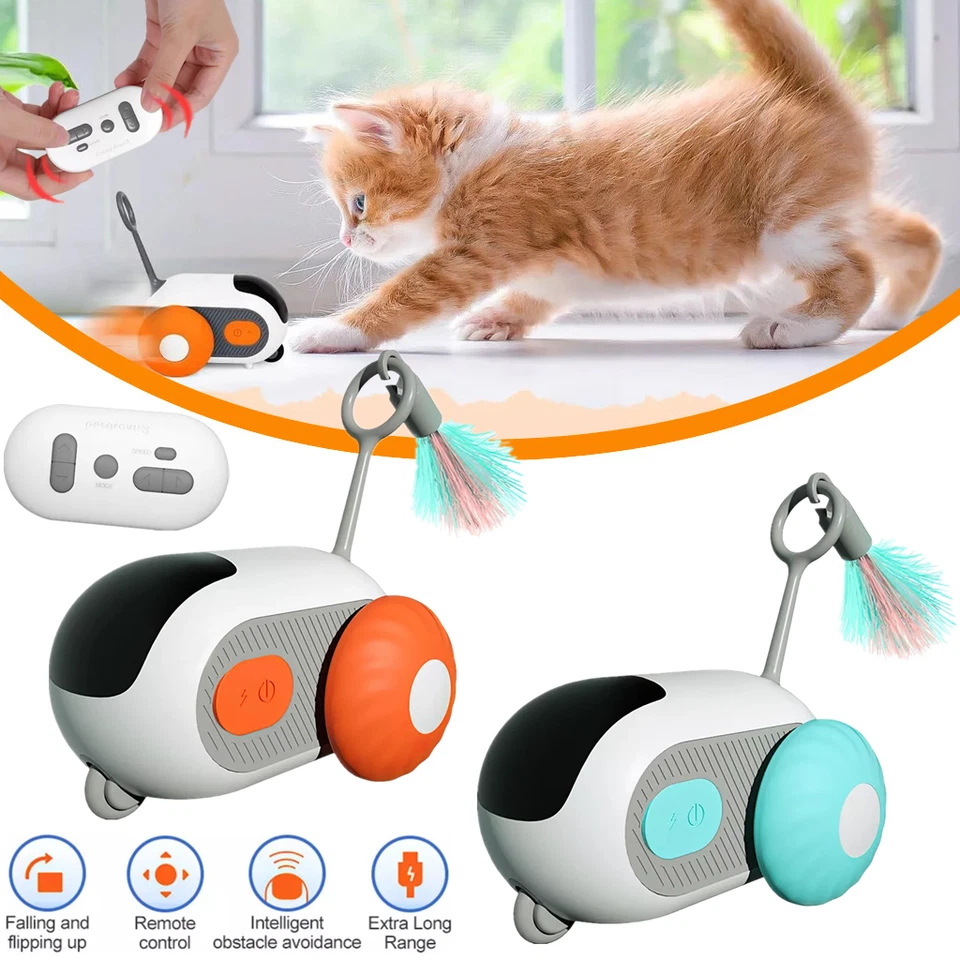 Turbo Tail 2.0 Cat Toy Mouse Remote Control Rechargeable Gravity-Sensing Smart