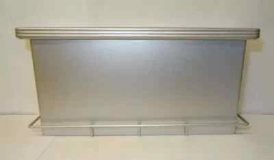 Dollhouse Miniature Silver Metal 1950s Bar Counter - Image 1 of 2