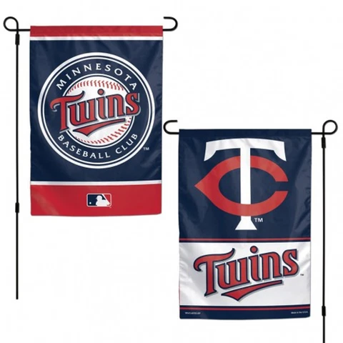 MINNESOTA TWINS DOUBLE SIDED 12"X18" GARDEN FLAG BANNER NEW Cover