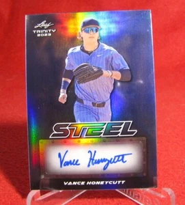 Leaf Trinity Vance Honeycutt 2023 6/10 SSP acero novato radiocontrol autógrafo automático UNC - Imagen 1 de 2