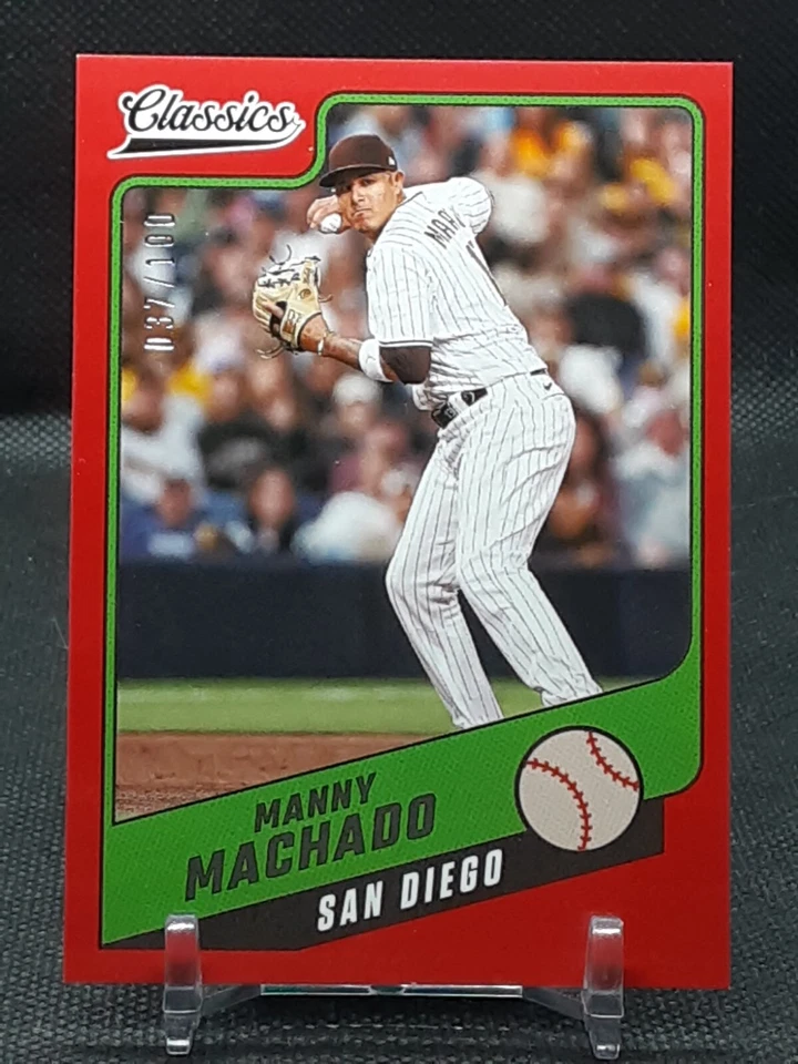 MANNY MACHADO 2022 CLASSICS RED #37/100 PADRES - Image 1 of 1