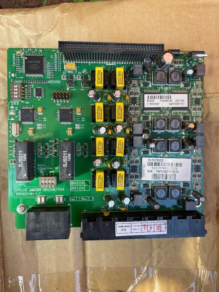 iPECS Ericsson-LG eMG80-BH208.STG Board - 2 BRI and 8 HYBRID Interface - image 1 of 1