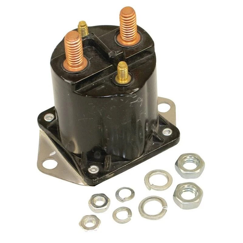 Solenoide de arranque para Club Car DS, Carryall, Precedent - 12V, 4 terminales Foto 1 de 1