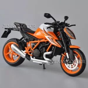 Modellino moto pressofuso scala 1:12 giocattoli KTM 1290 SuperDuke R replica in miniatura - Foto 1 di 14