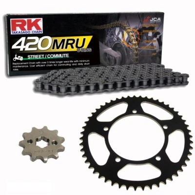 Juego de cadenas Aprilia RS 50 Tuono 03-04 cadena RK 420 MRU 124 abierto 11/47 Foto 1 de 4