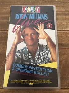 Robin Williams Live VHS Video Comedy Club Stand Up - Picture 1 of 4